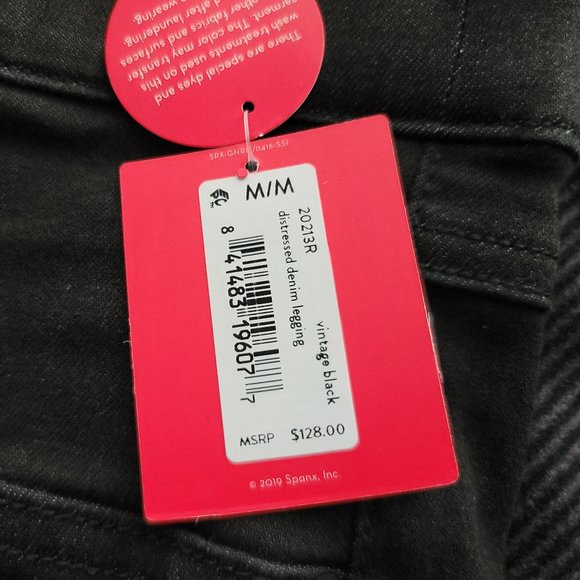 SPANX Vintage Distressed Skinny Jeans - Picture 4 of 9